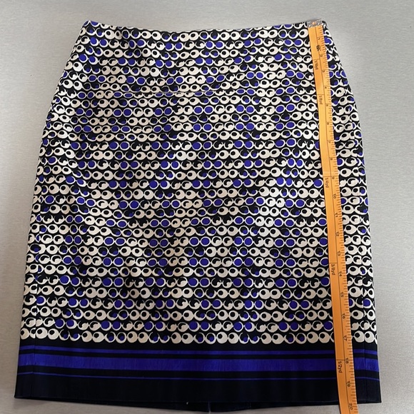 Ann Taylor Petite Black, White, Blue Skirt - Picture 13 of 13